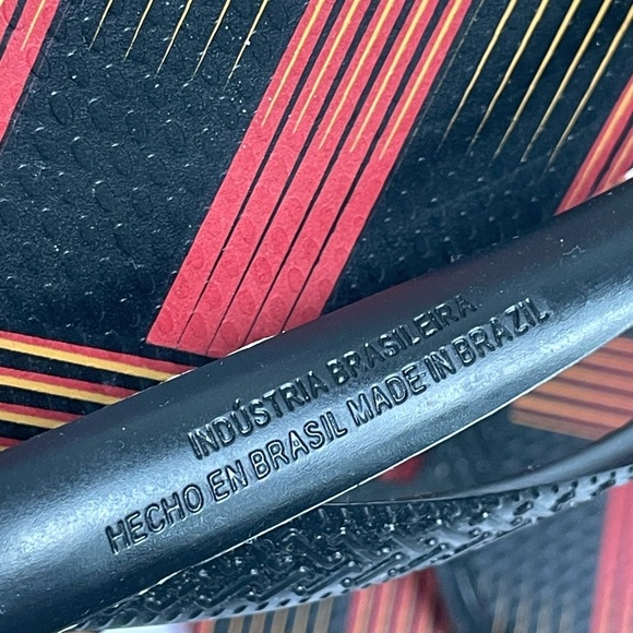 Havaianas Trend Vermelho Apache Red black flip flops Men size 11-12 - Picture 5 of 5